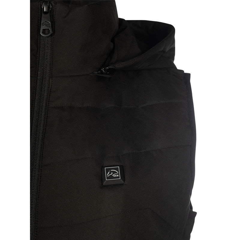 Gilet chauffant style high temperature noir