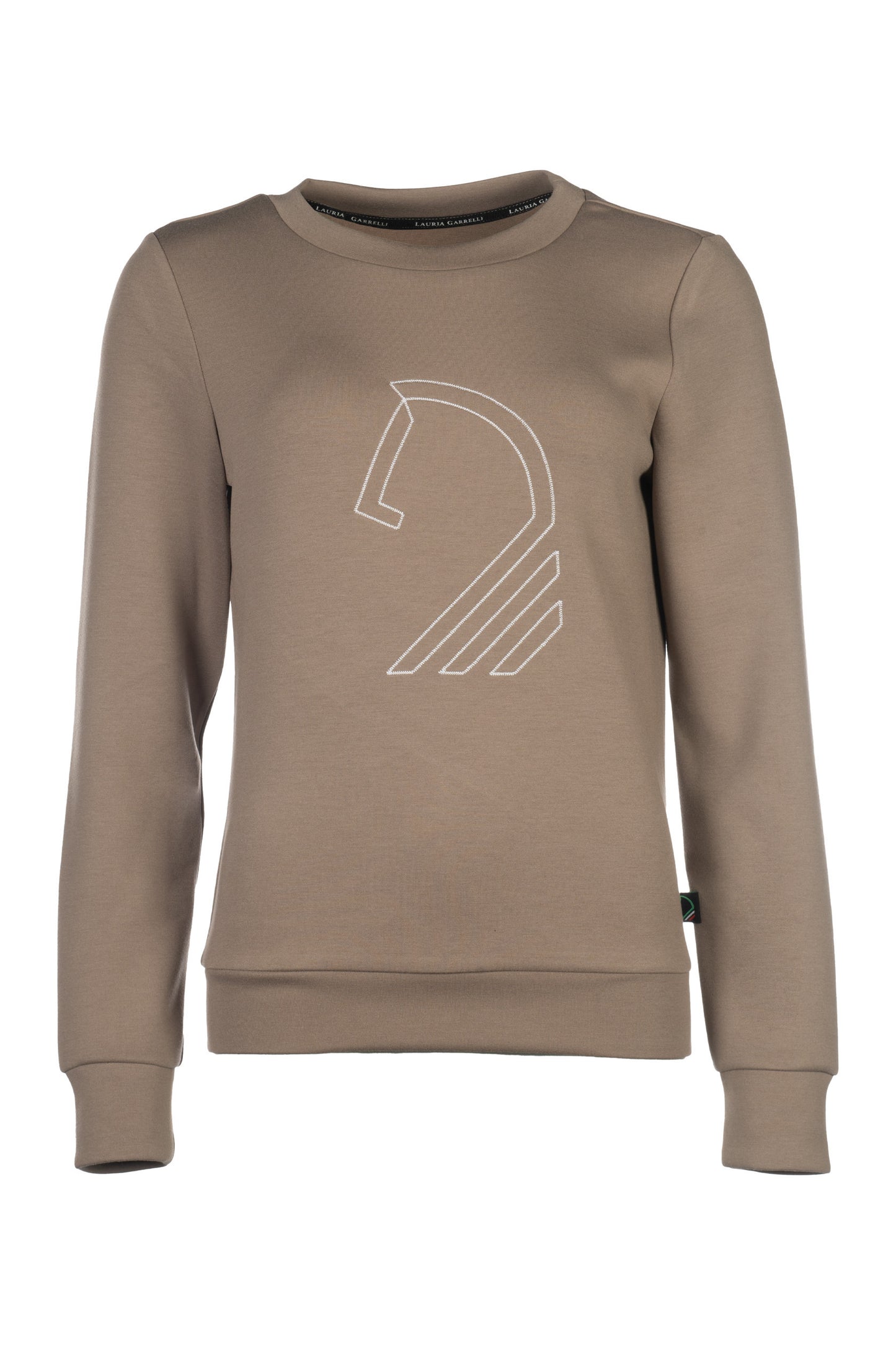 Sweat Livigno Horse Head taupe